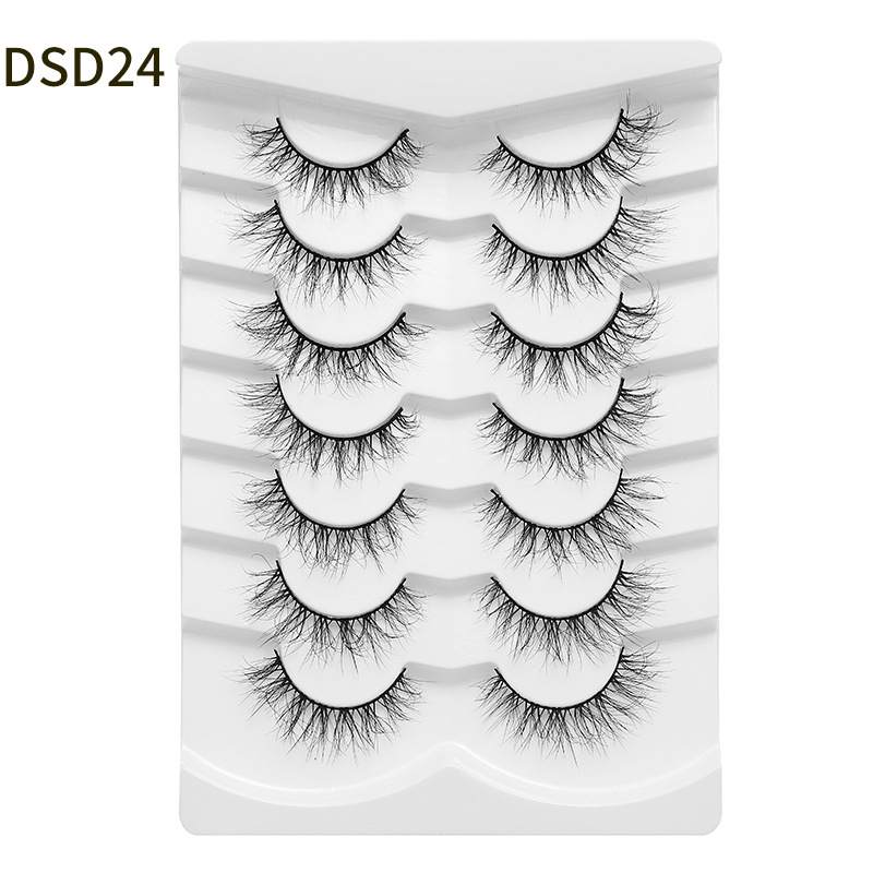 7 pairs Reusable Natural eyelash(DsD24)