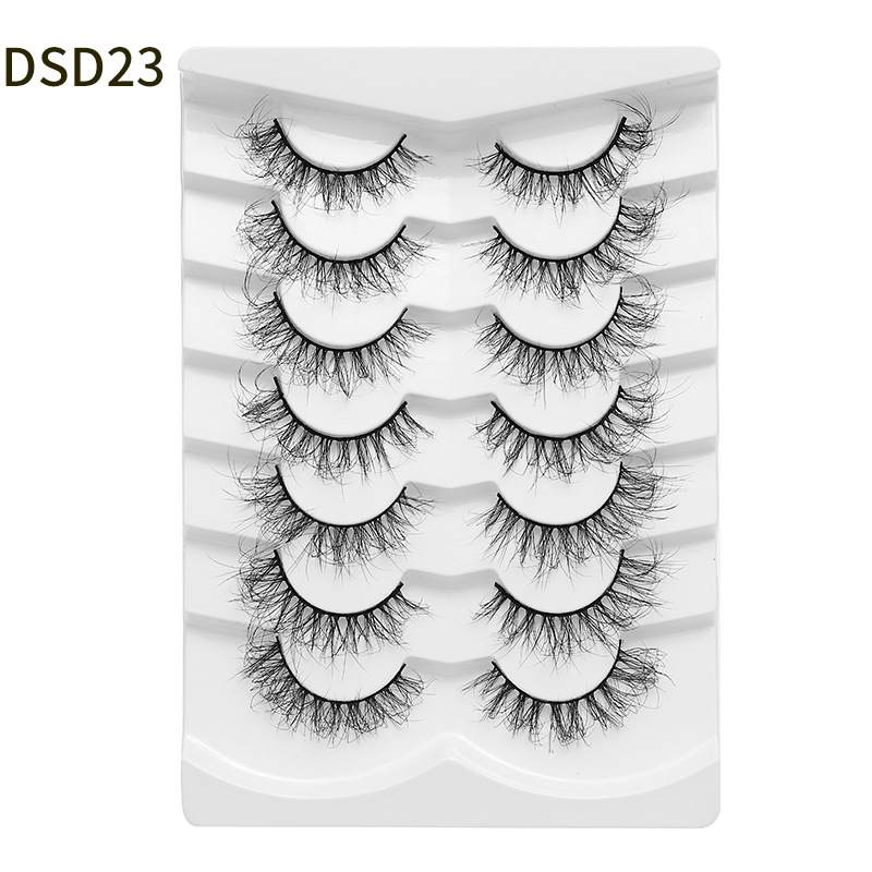7 pairs Reusable Natural eyelash(DsD23)