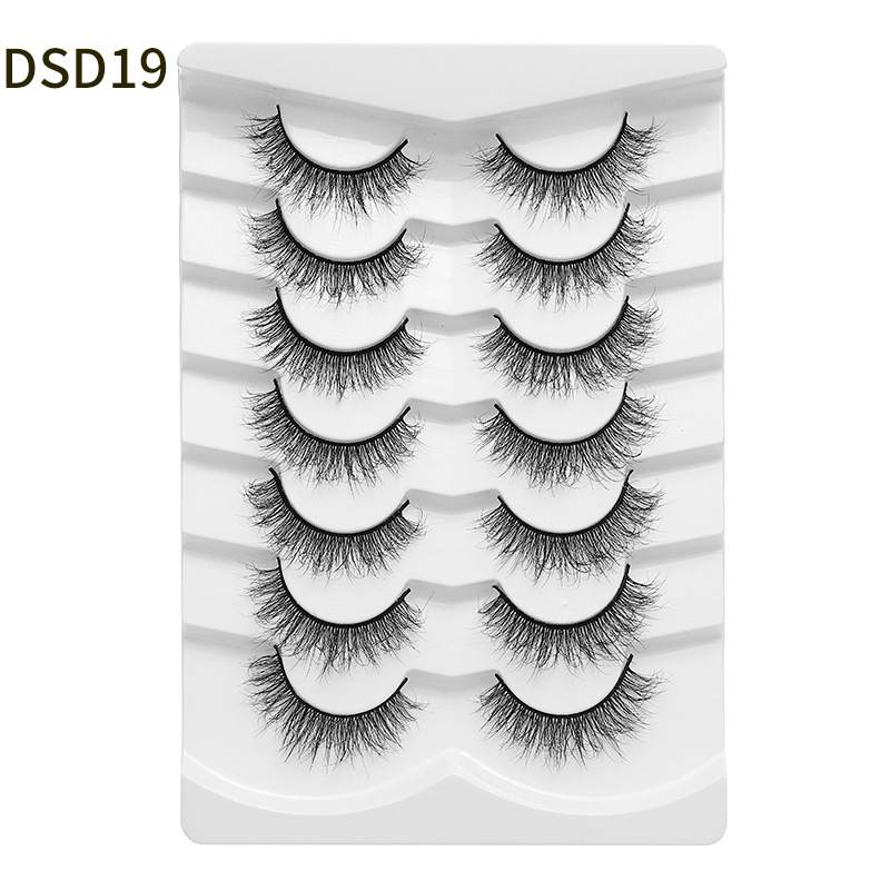 7 pairs Reusable Volume eyelash(DsD19)
