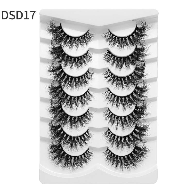 7 pairs Reusable Volume eyelash(DsD17)
