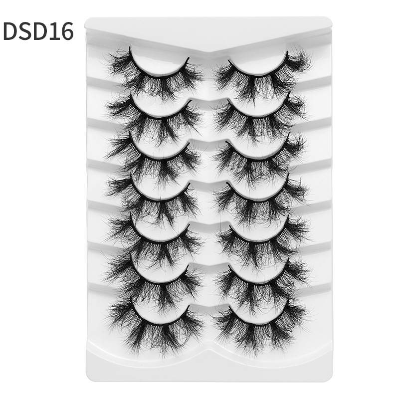 7 pairs Reusable Natural eyelash(DsD16)