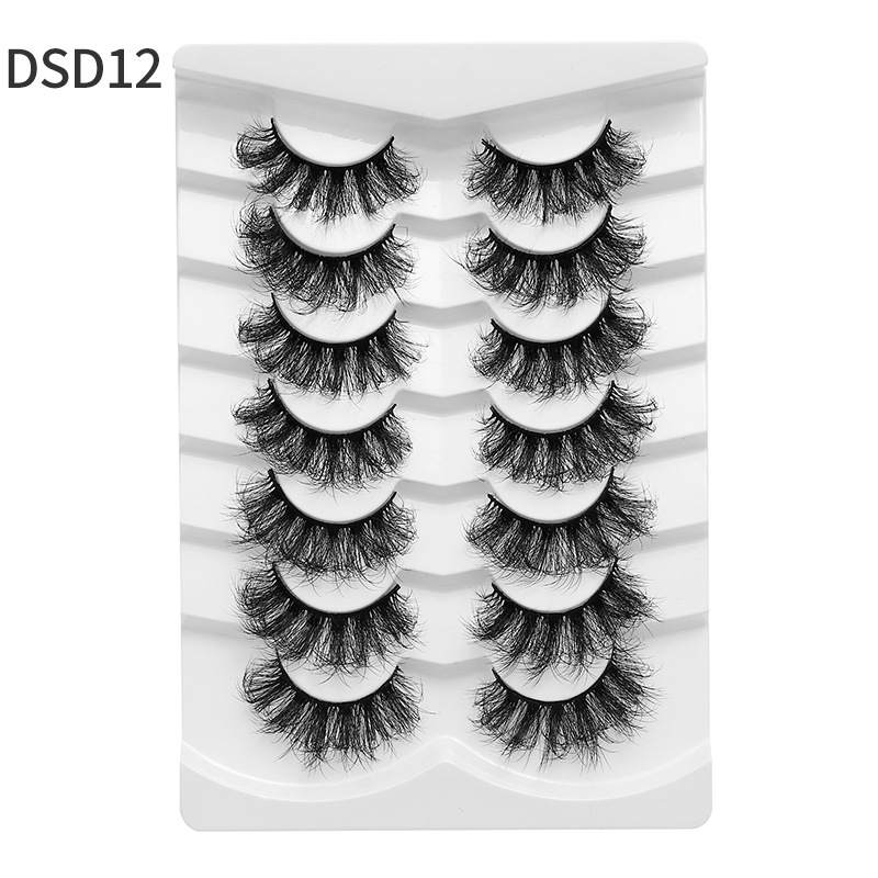7 pairs Reusable Volume eyelash(DsD12)