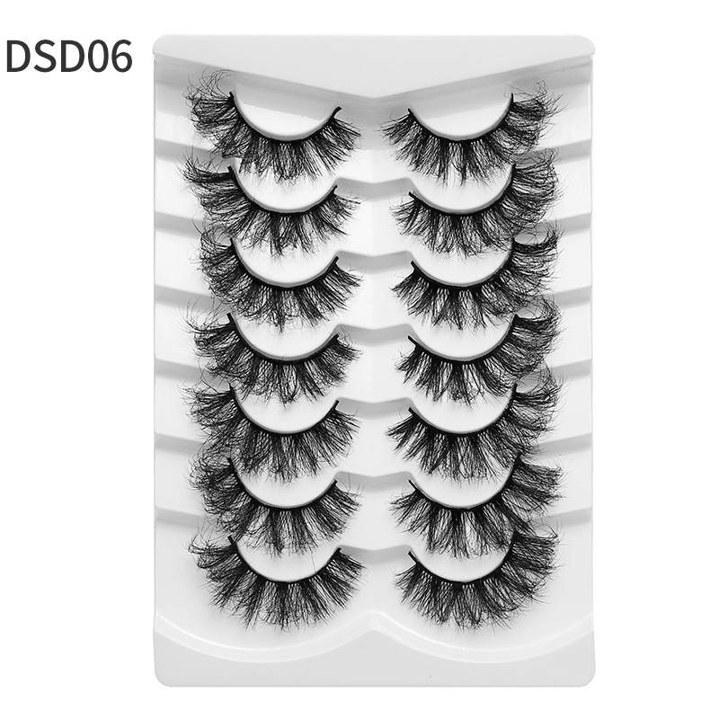 7 pairs Reusable Volume eyelash(DsD06)