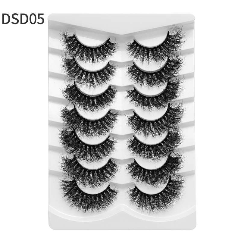 7 pairs Reusable Natural eyelash(DsD05)