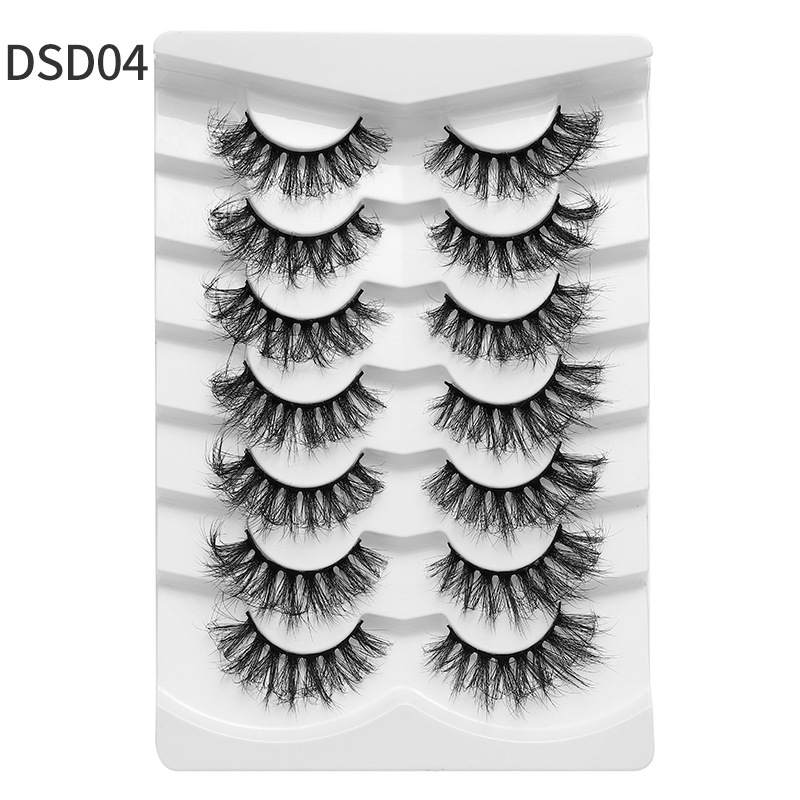7 pairs Reusable Volume eyelash(DsD04)
