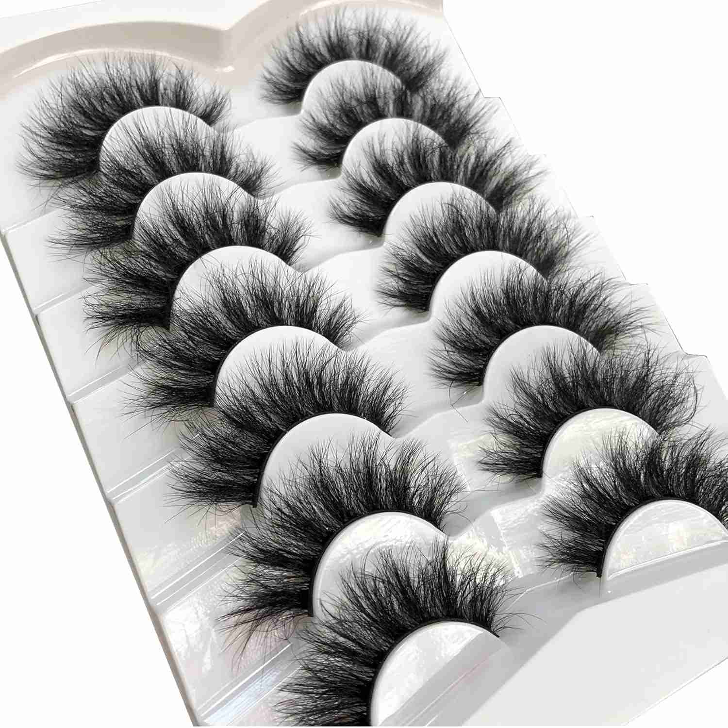 7 pairs Reusable Volume eyelash(Sk17)