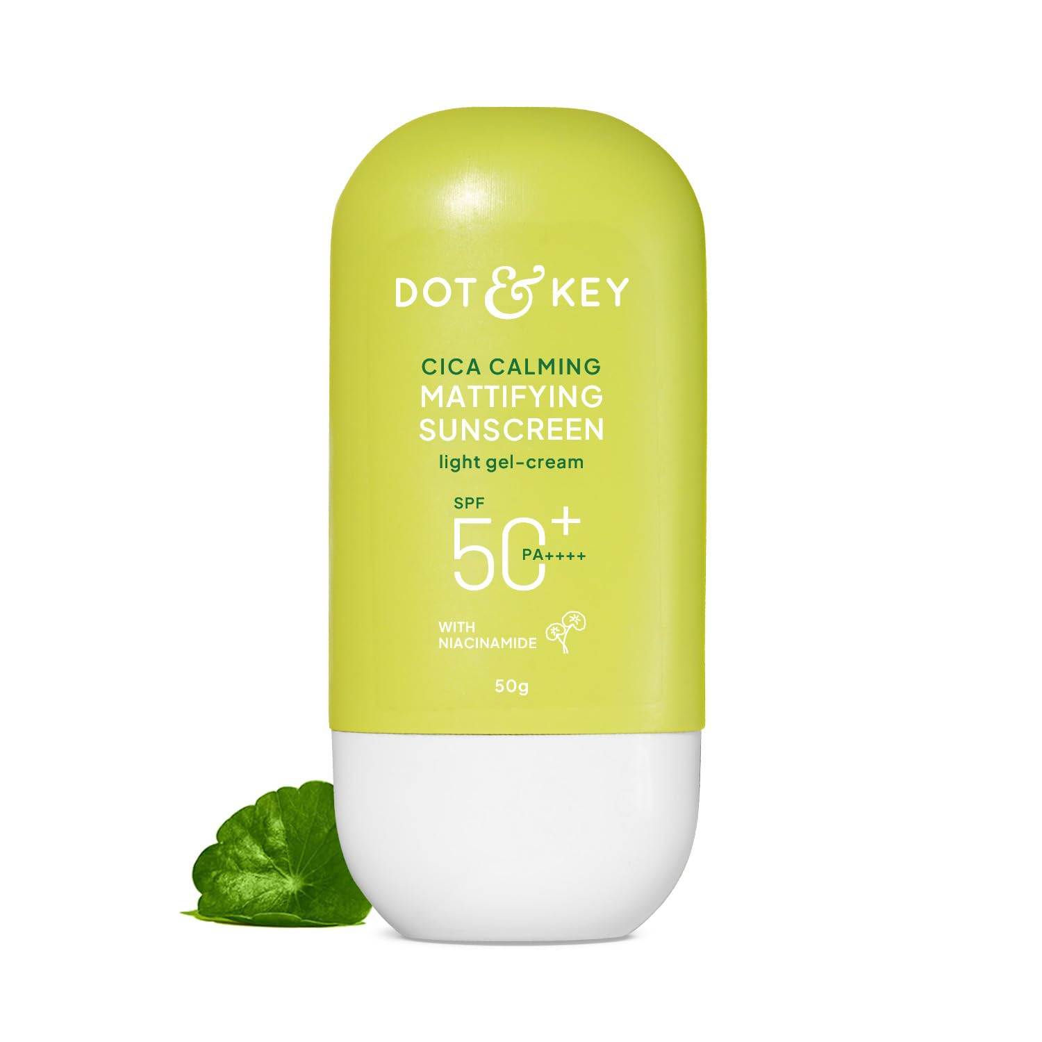 Dot and Key Cica + Niacinamide Mattifying Face Sunscreen SPF 50 PA+++ 50 ml