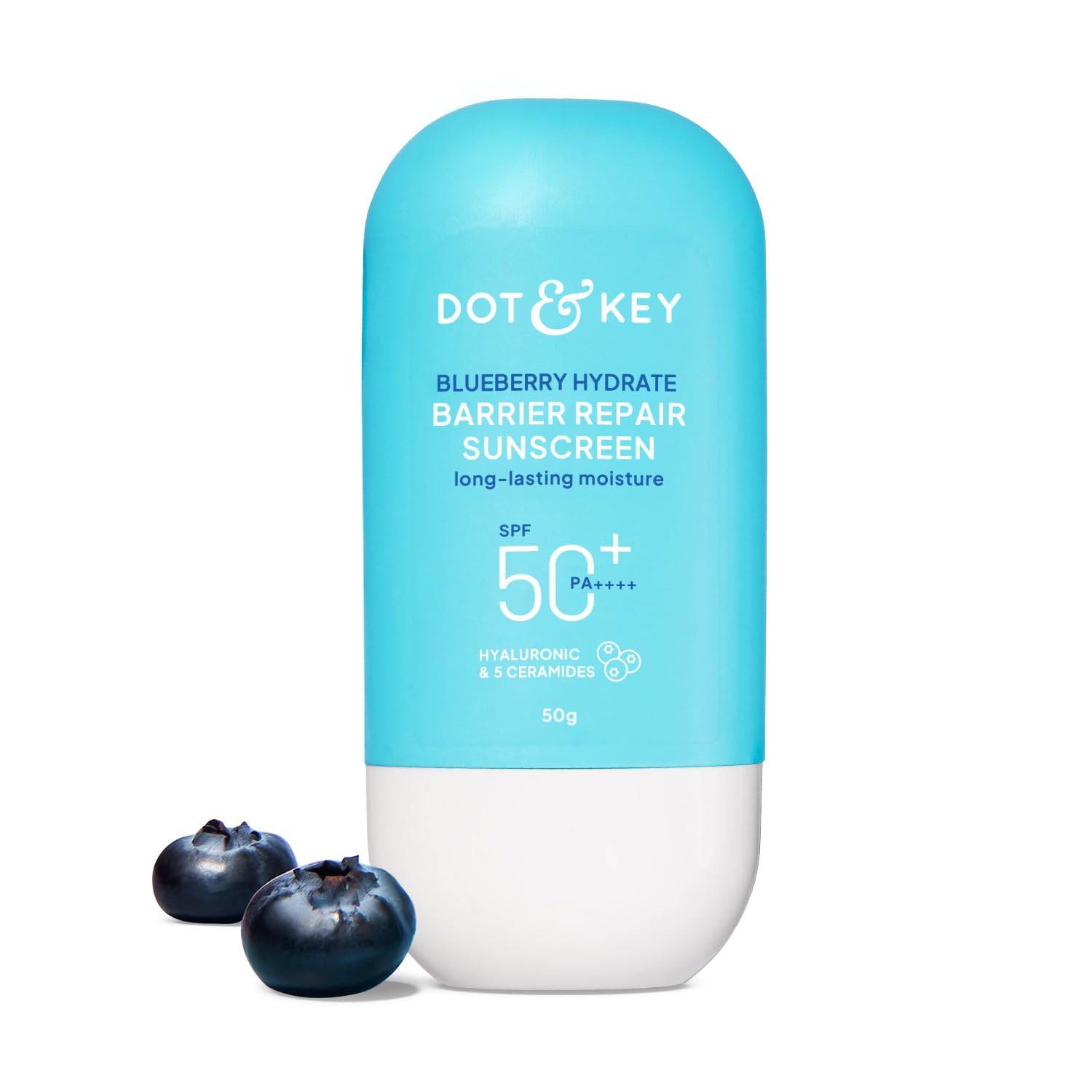 Dot and Key Blueberry Hydrate Barrier Repair Sunscreen SPF 50+ PA++++ 80 ml