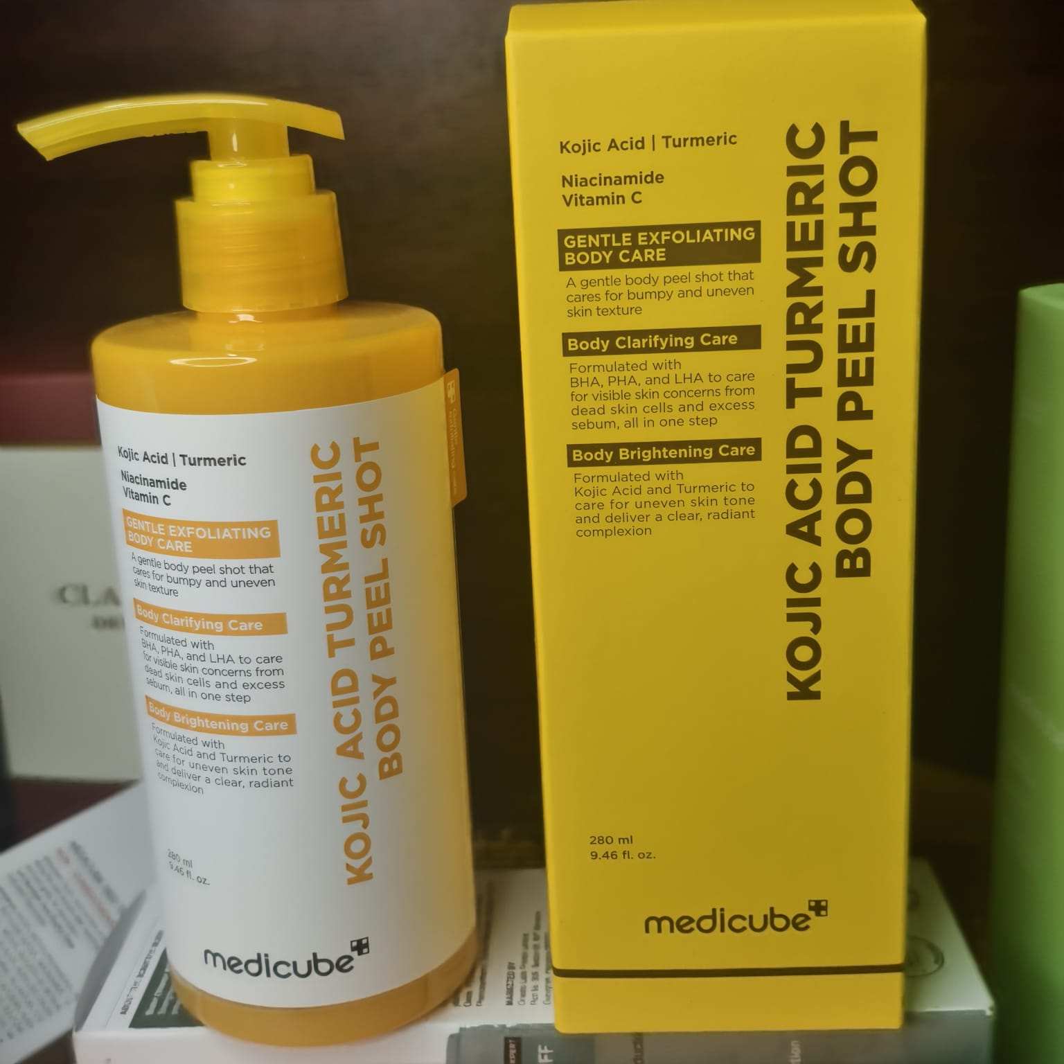 Medicube Kojic Acid Turmeric Body Peel Shot (pair up)