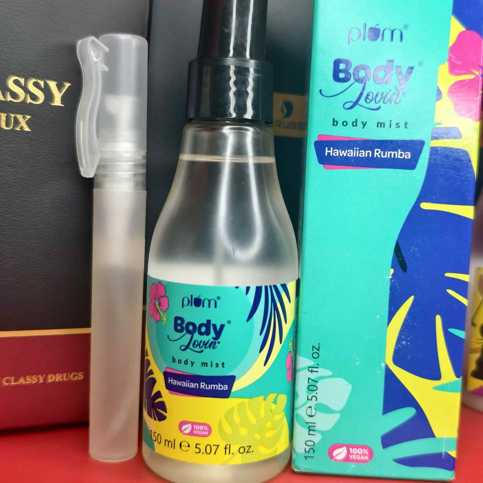 Plum BodyLovin’ Hawaiian Rumba Body Mist – Long-Lasting Tropical Fragrance, (pair up)