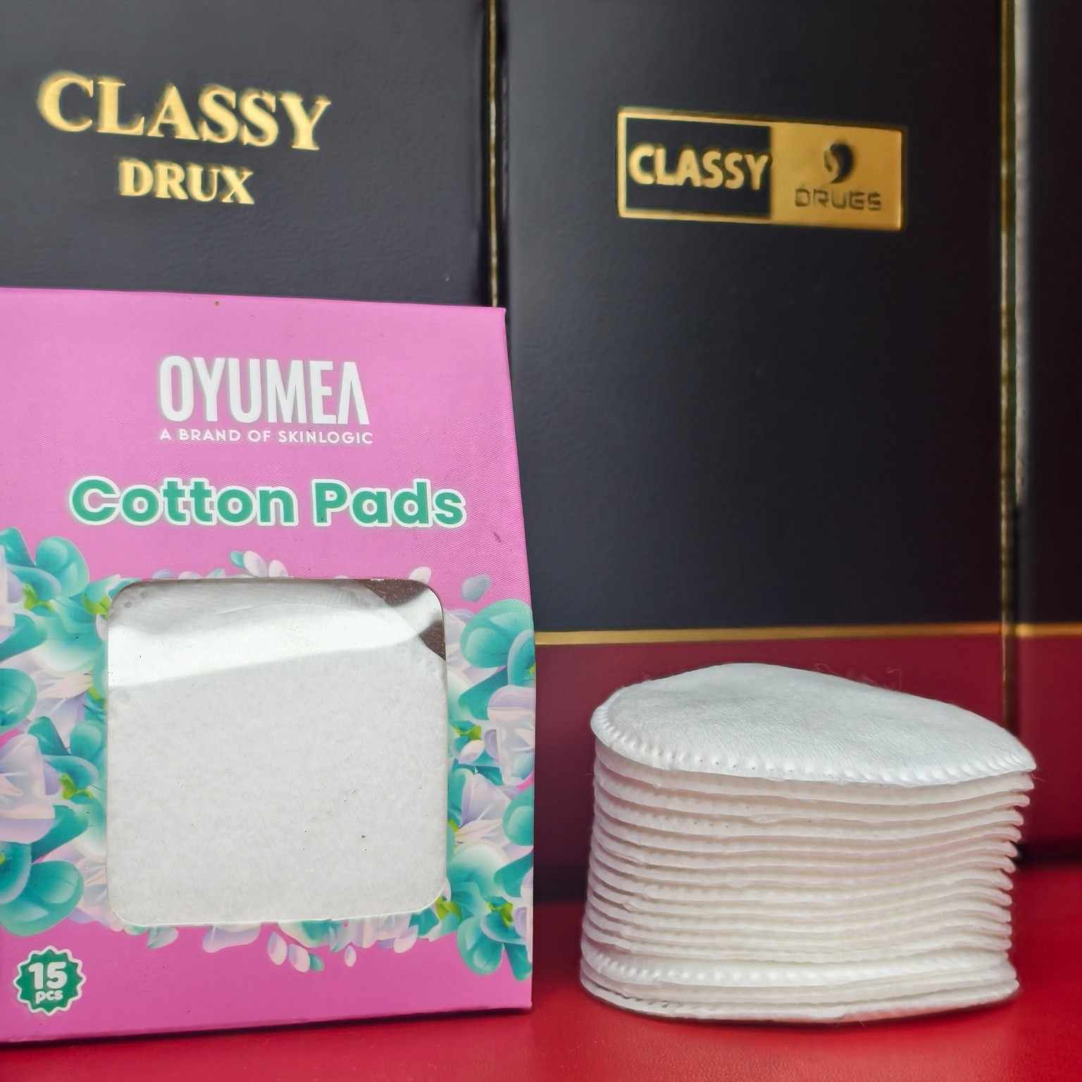 Oyumea Cotton Pad For All Skin Types 15 pcs (Travel size)